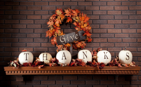 Give Thanks Thread, Thanksgiving Decoration